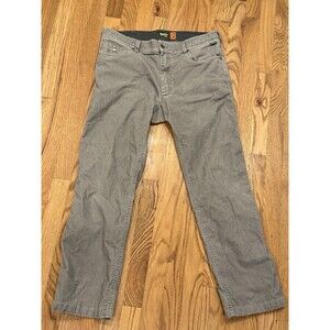 Howler Bros Frontside 5-Pocket Corduroy Pants 34x30 Gray‎ Durable Stretch Worn